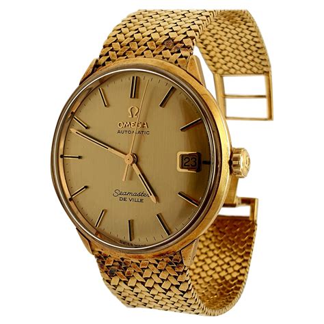 vintage gold bracelet omega watch|vintage omega watches price list.